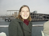 Erica On Boat In Barcelona